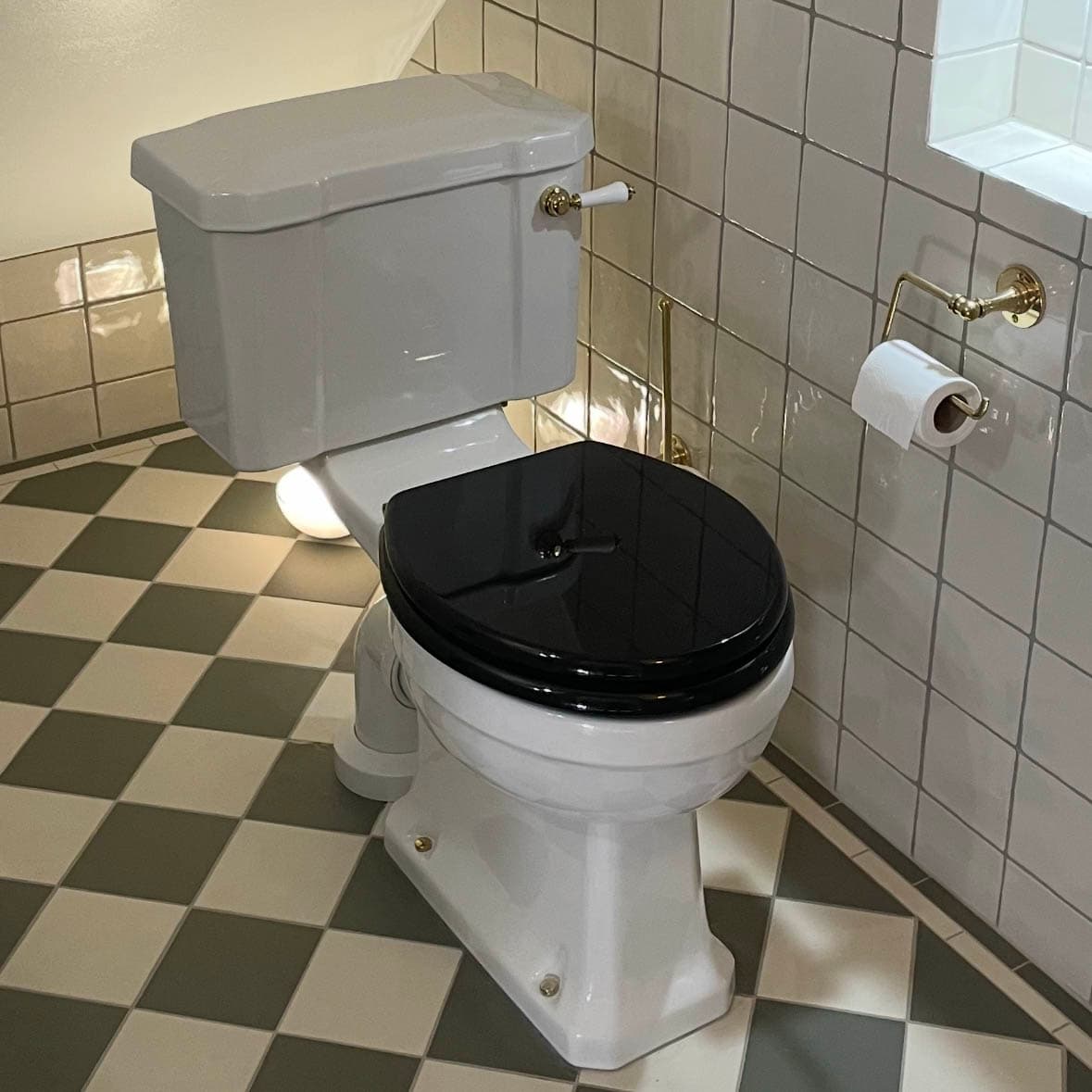 Montering av ny toalett